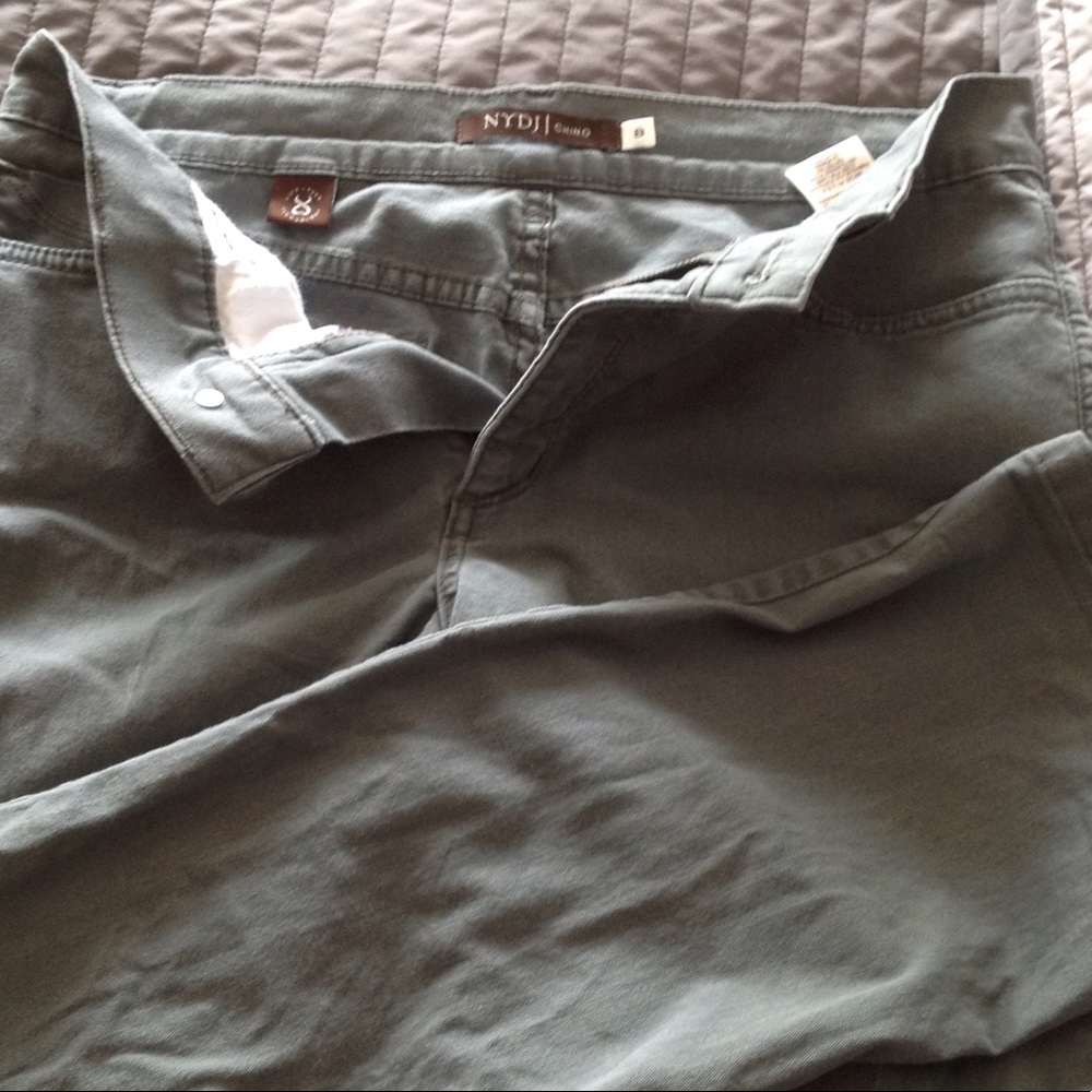 NYDJ Green skinny jeans