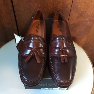 NWT/box Brassboot tassel brown leather shoes 13