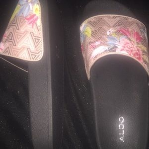 Aldo sandals slippers slides (like gucci) used