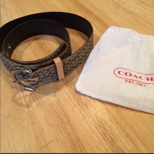 Coach belt