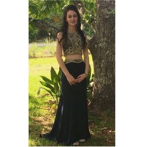 6707 Alyce Paris 2017 Two-Piece prom dress😍