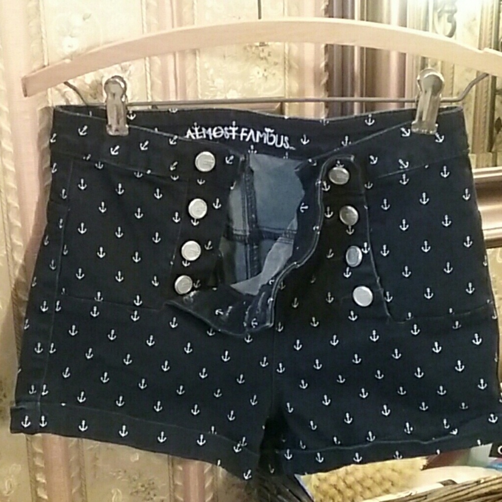 2 pairs!  Cute sailor shorts!