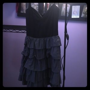 Comfy black and gray dress!