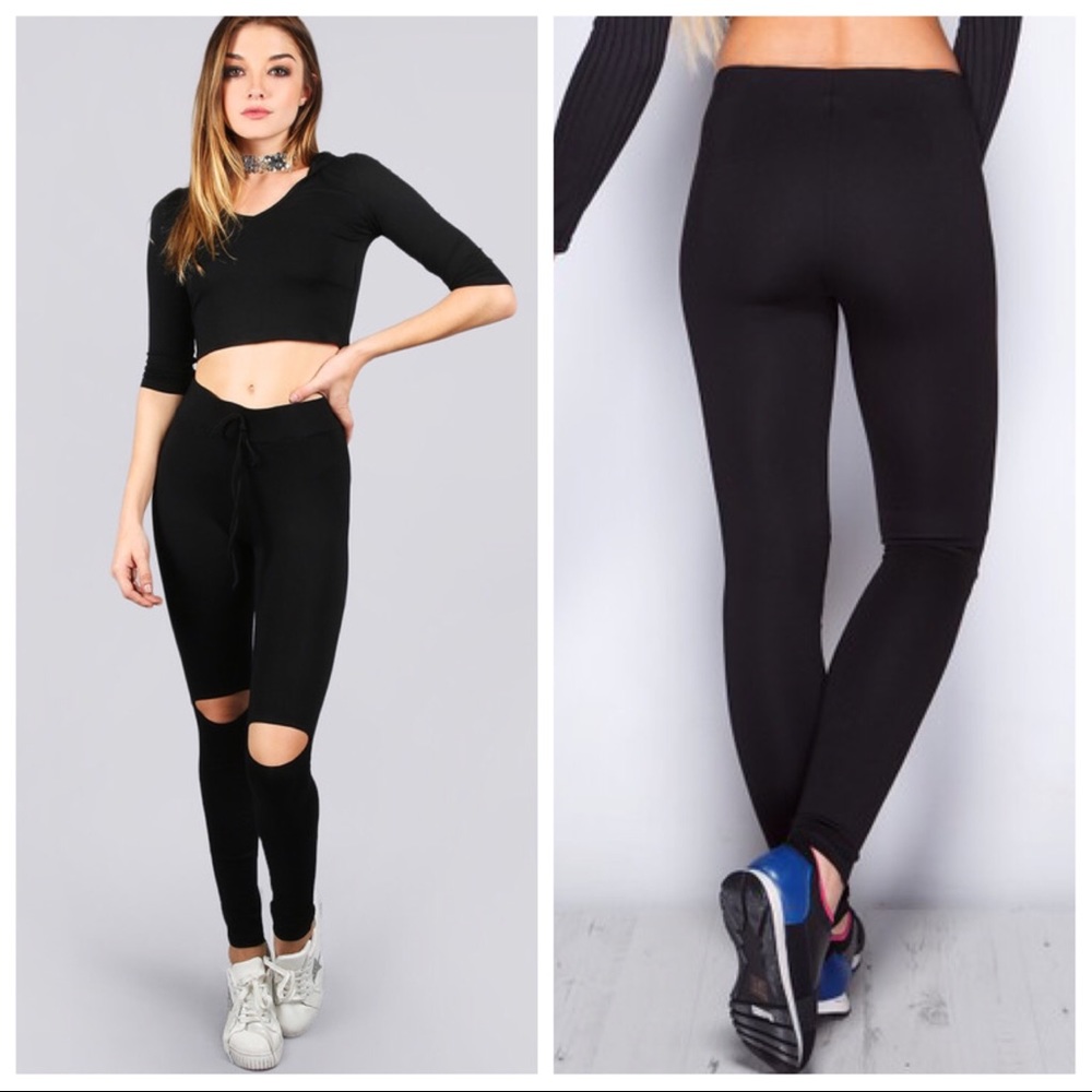 TIFFANY Yoga Cutout Leggings