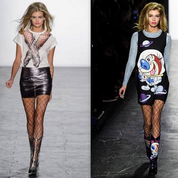 ❗️Flash Sale! "Kylie" Wide Diamond Fishnet Tights - Picture 6 of 8