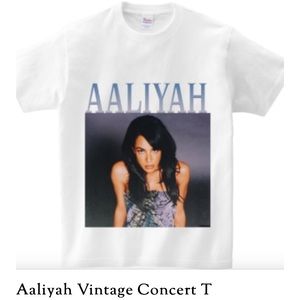 Vintage Aaliyah Concert T Shirt
