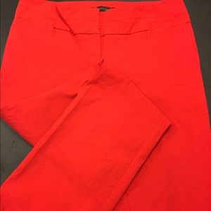 The Limited Exact Stretch Red Boot Cut Pants