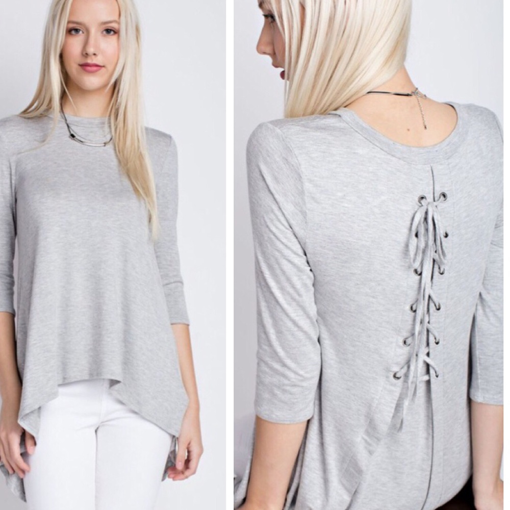 •lace up Back Tunic• - Picture 1 of 1