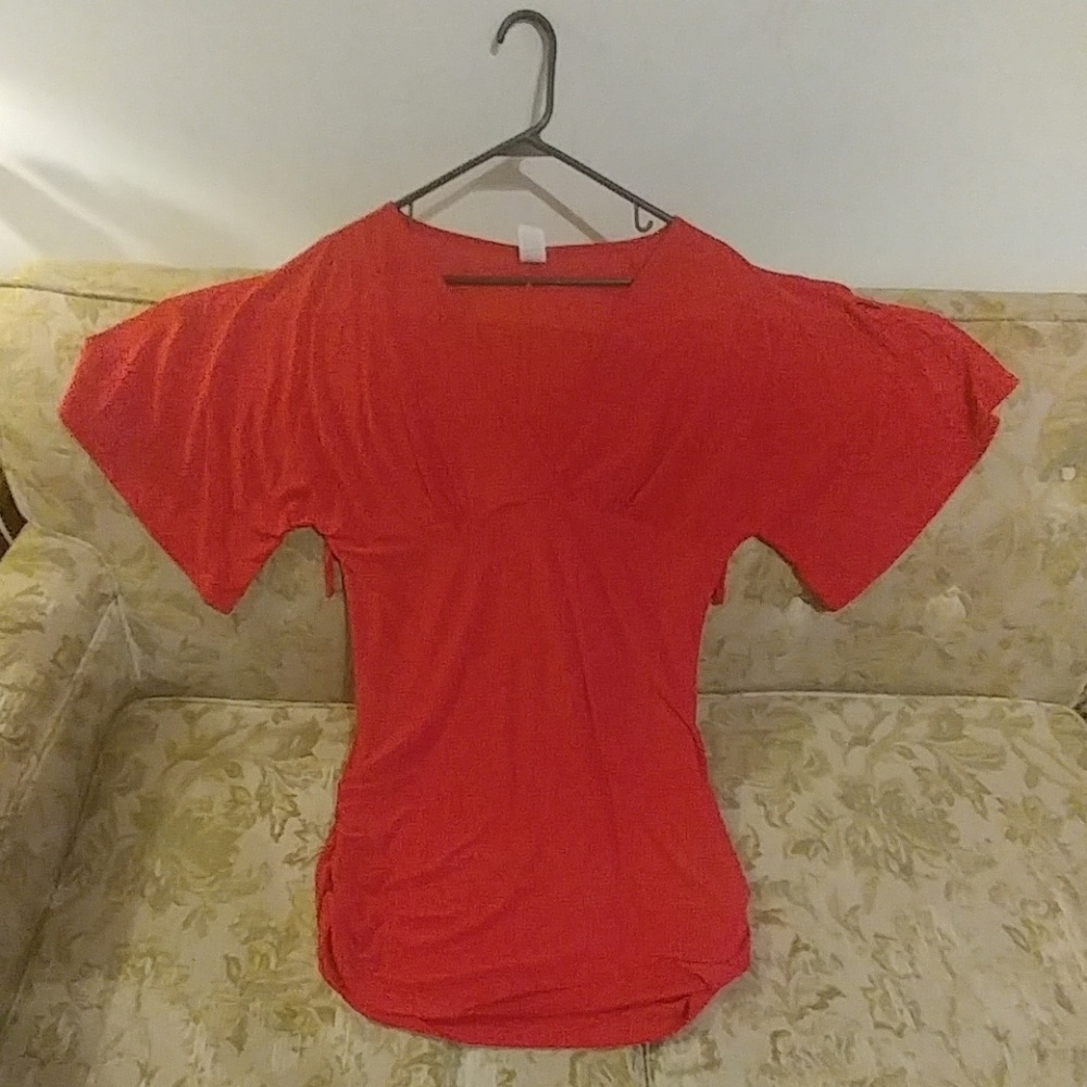 Sassy Slim Red Top