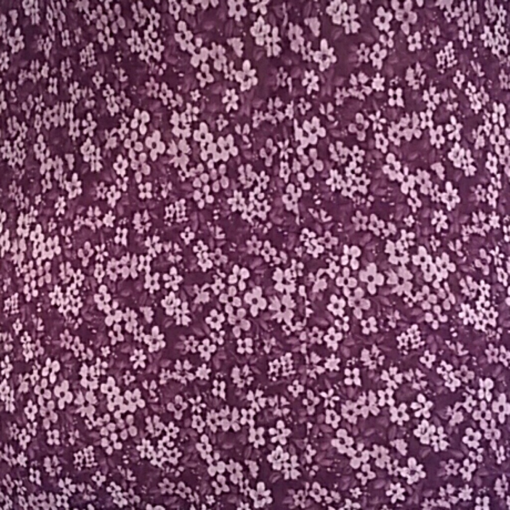 LAUNDRY asymmetrical hem purple flower dress sz 6 - Picture 4 of 6