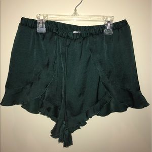Free people green shorts