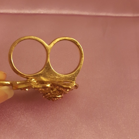 rose double ring - Picture 3 of 3