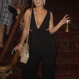 Black Cutout Jumpsuit