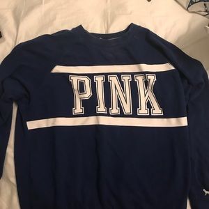 VS PINK Navy Blue Sweatshirt