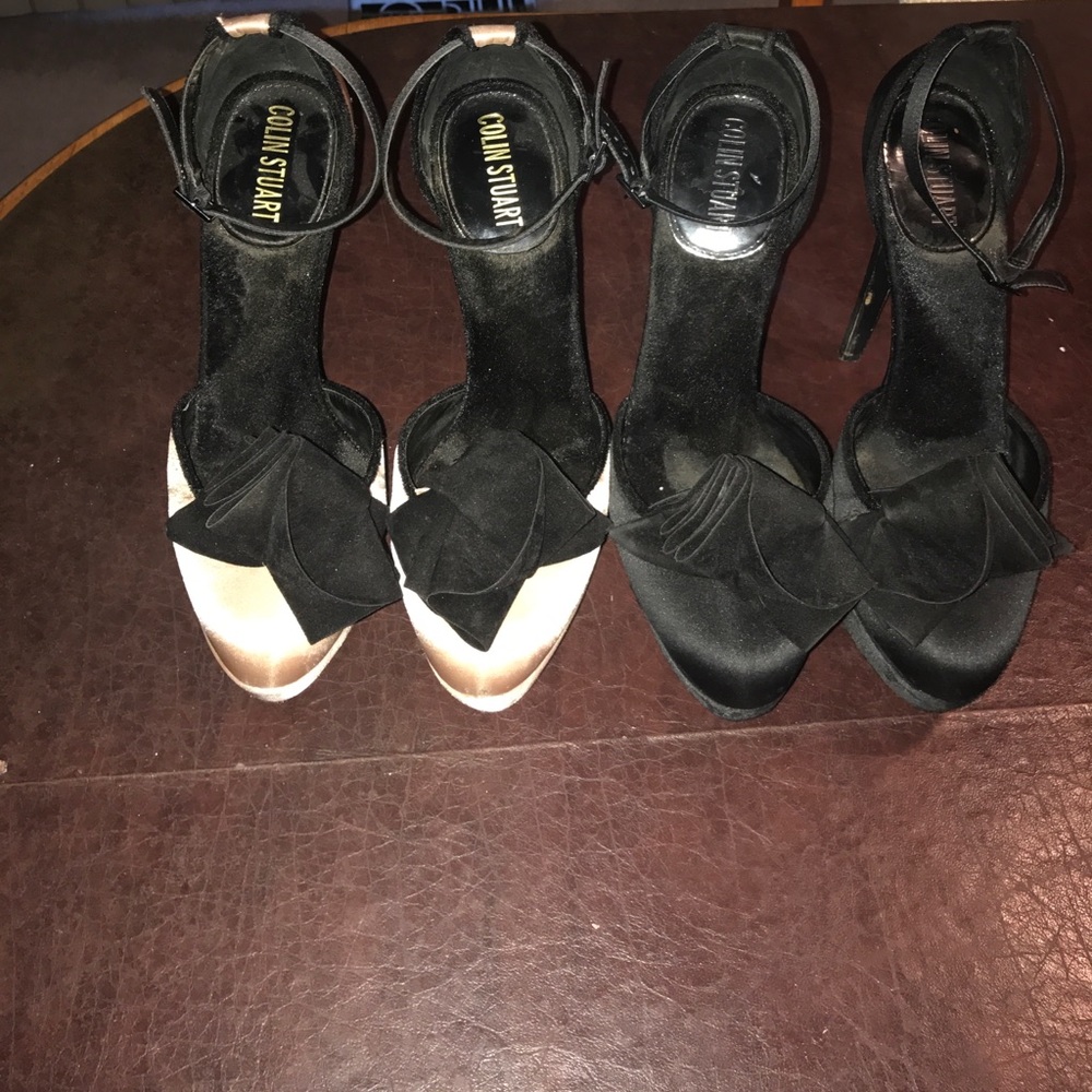 Two pairs of Stiletto heels