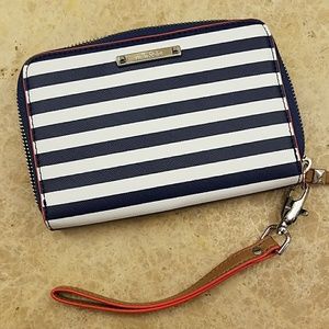 Stella & Dot Chelsea Tech Wallet/Wristlet Navy