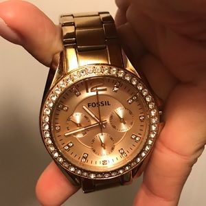 Fossil Watch Rose Gold