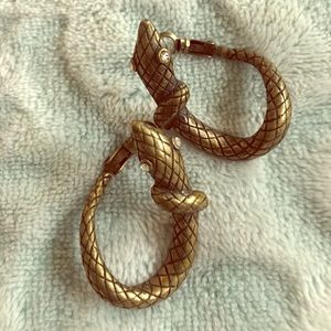 Lucky brand snake hoops
