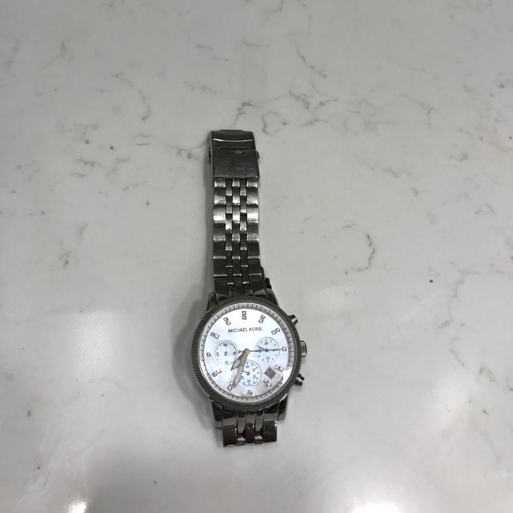 Michael Kors Stainless Steel Ritz Chronograph