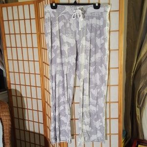 Parisian motif lounge/pajama bottoms
