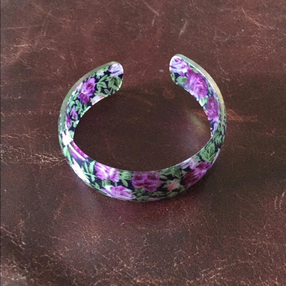 Floral Cuff Bracelet