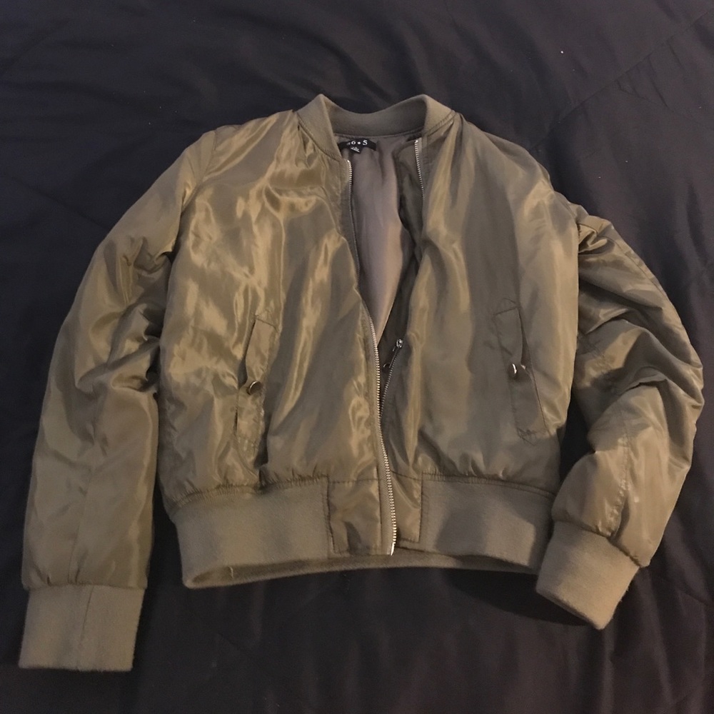 Olive green Bomber jacket