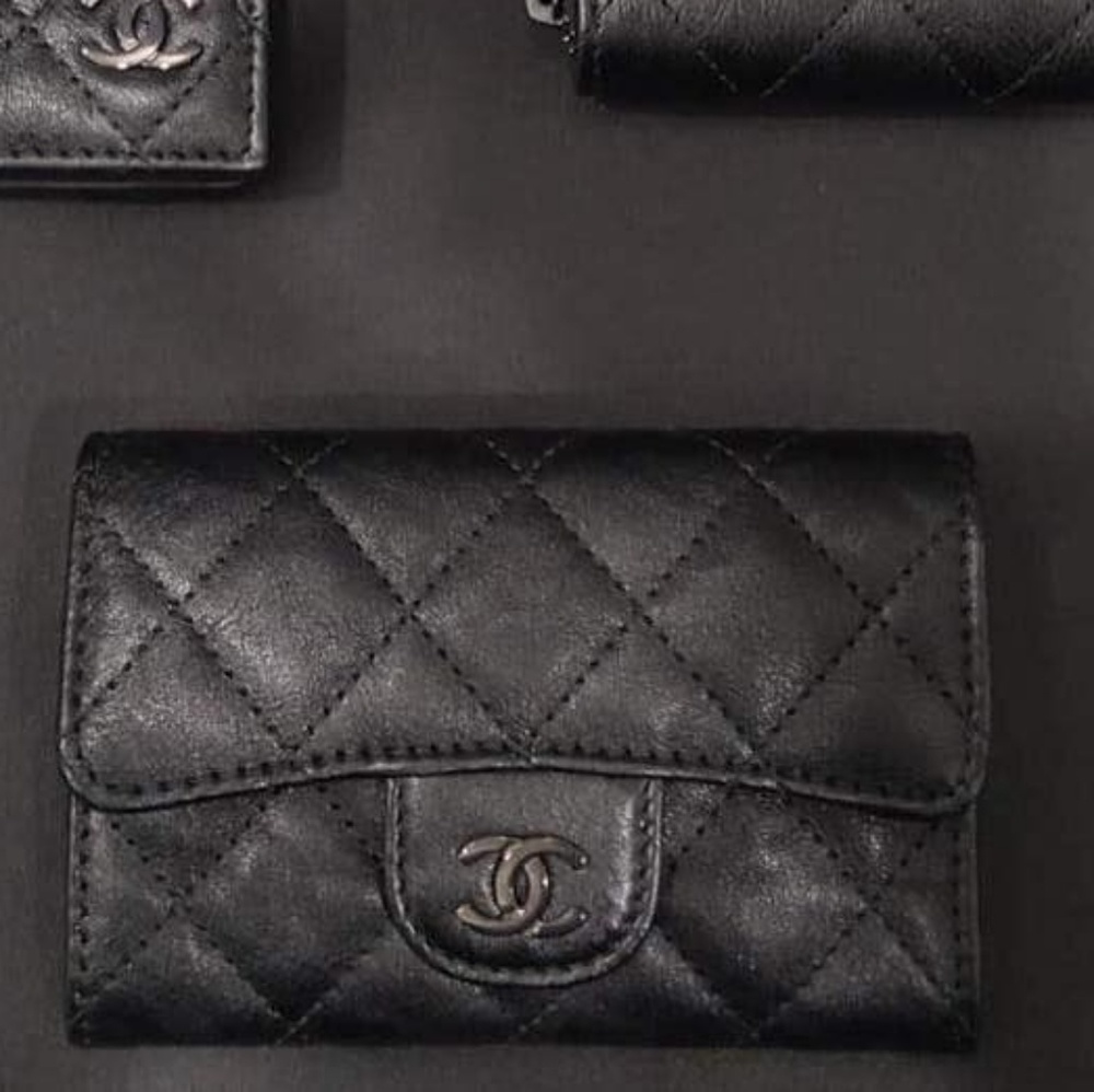 SOLD! Rare!  Chanel So Black Cardholder