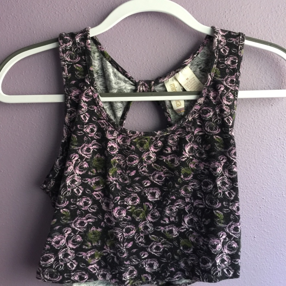 Flower crop top