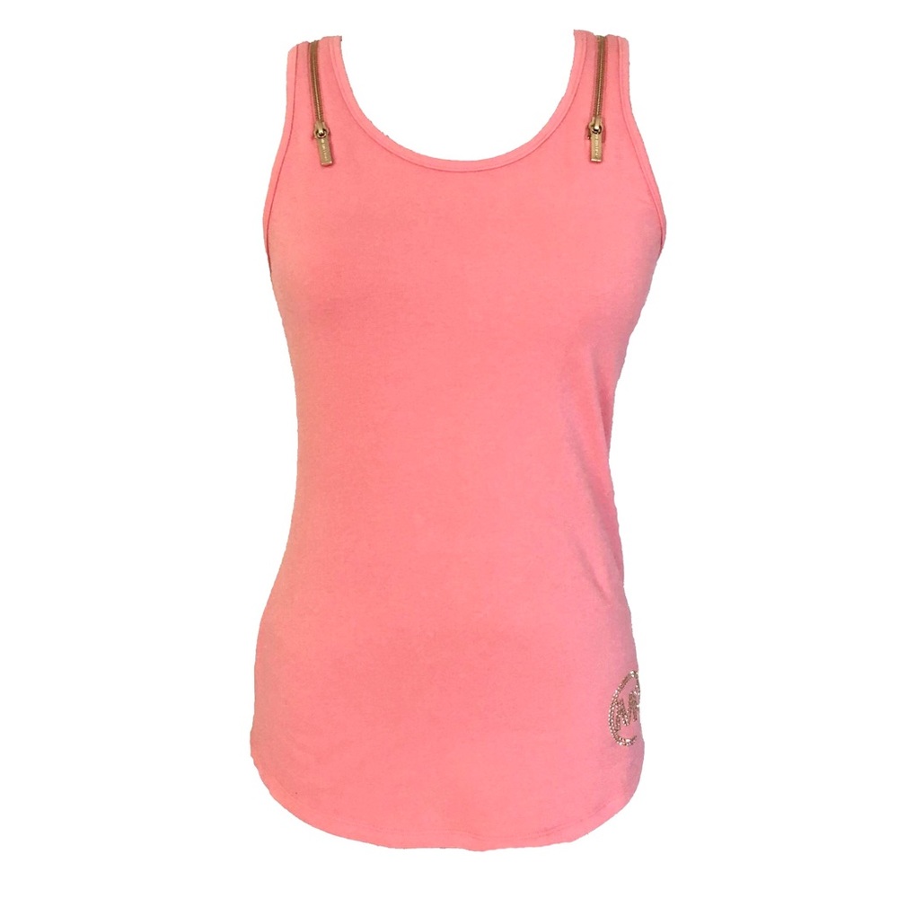 Michael Kors pink peach sleeveless tank top-size S