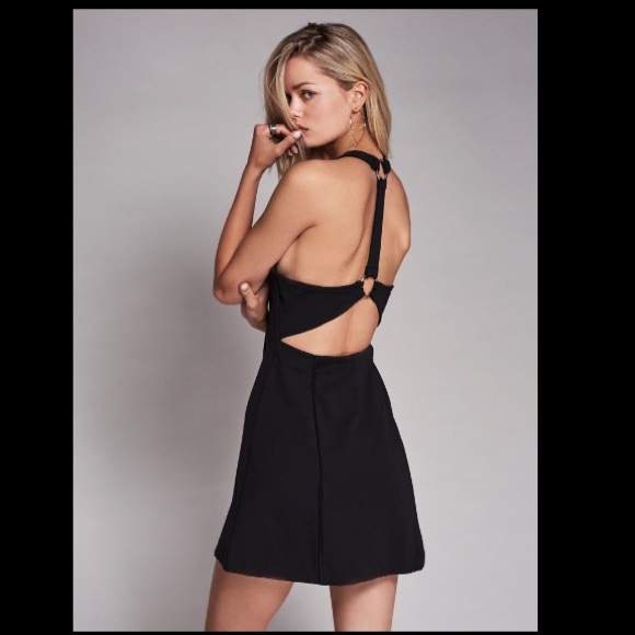 NWOT Free People High Neck Cool Mini Dress - Picture 2 of 8