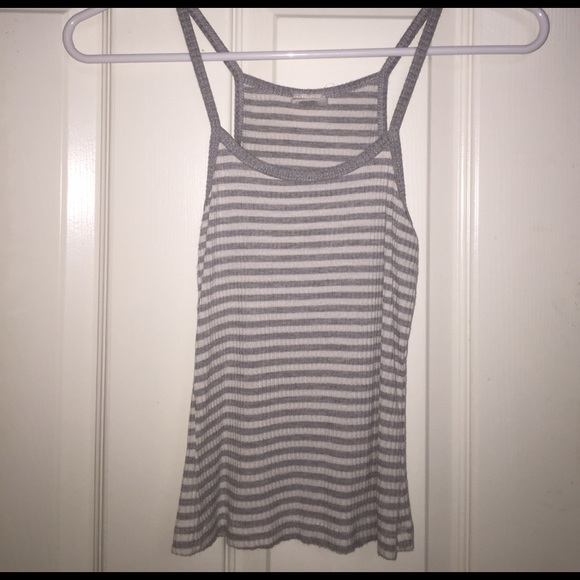With and grey striped tank - Picture 1 of 1