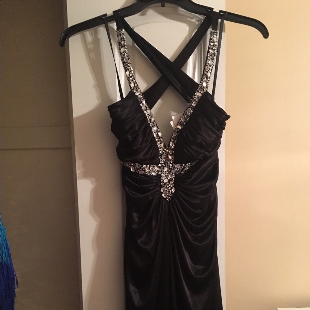 Brand new black prom dress