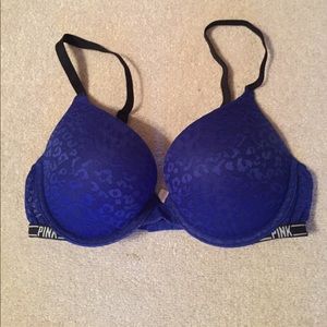 Victoria Secret Pink leopard lace push-up
