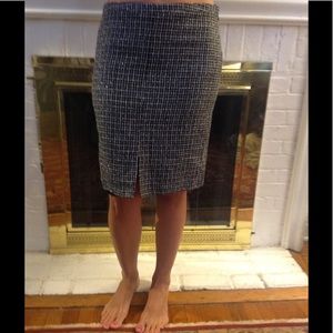 Laundry by Shelli Segal Black/White Metallic Sz 10