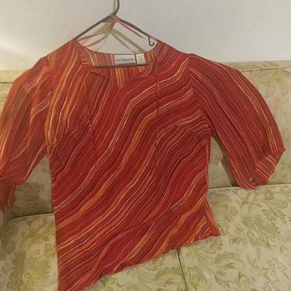 Red Striped Top