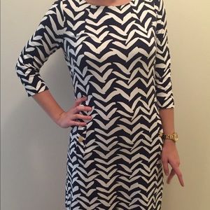 Lilly Pulitzer great condition navy & white dress