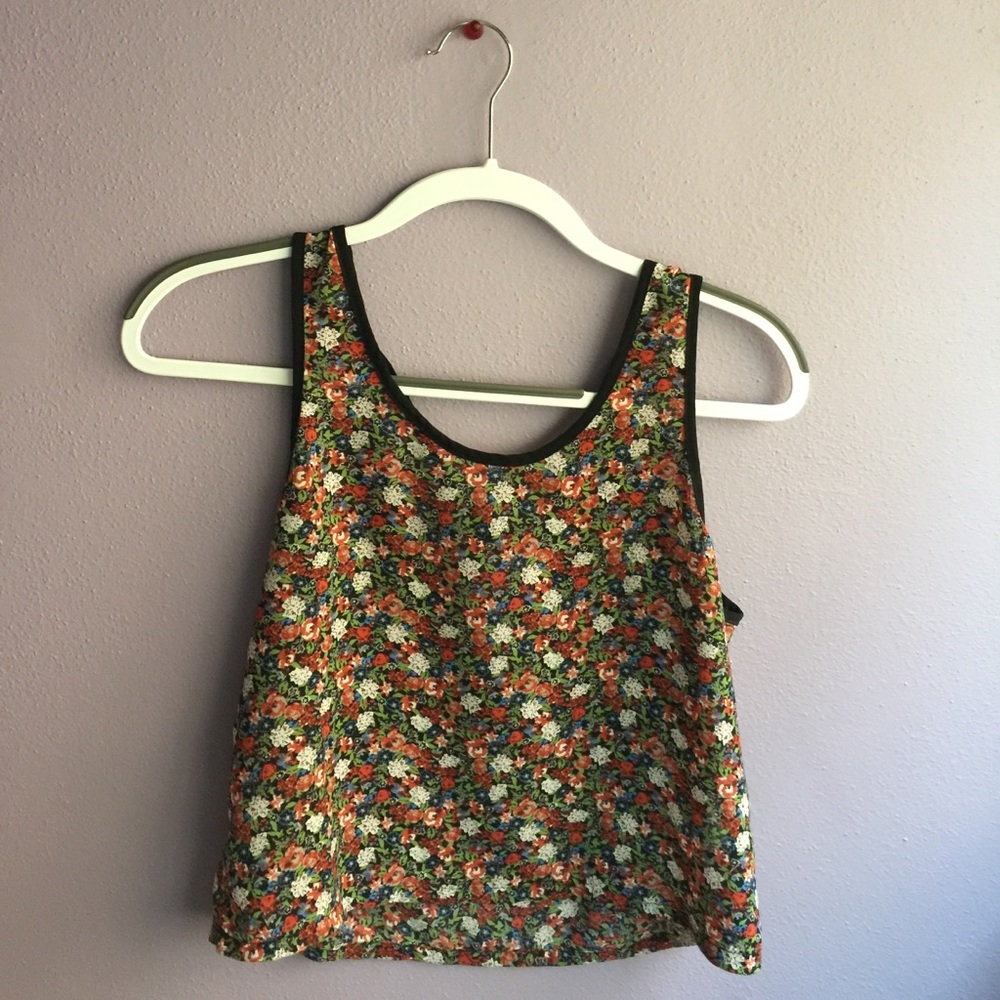 Floral tank top