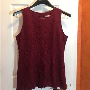 BNWT Banana Republic Dark Red Top Size 8