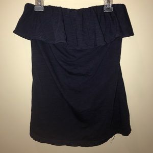 Lilly Pulitzer strapless top with ruffle