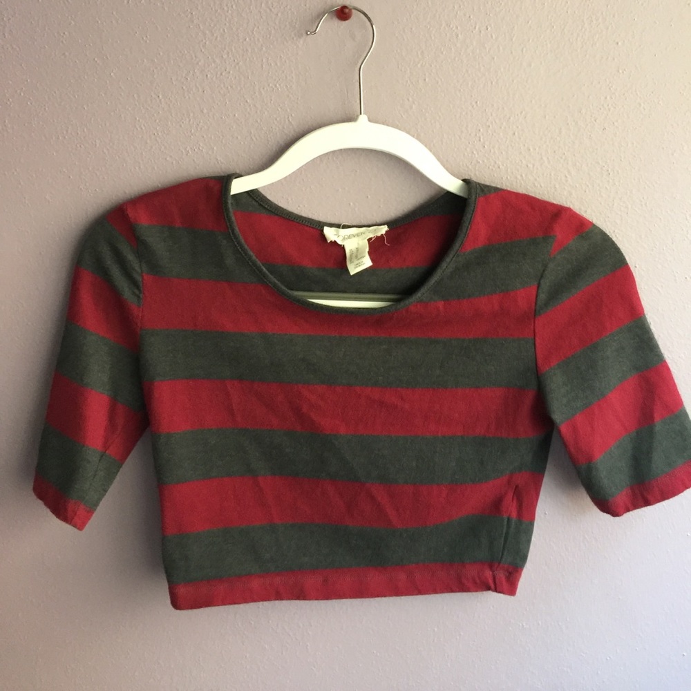 Stripped crop top