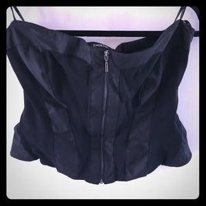 Bebe Black Bustier