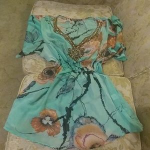 Cute Beaded Summer Top