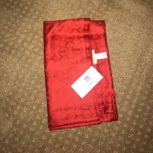 NEW Michael Kors Red Scarf