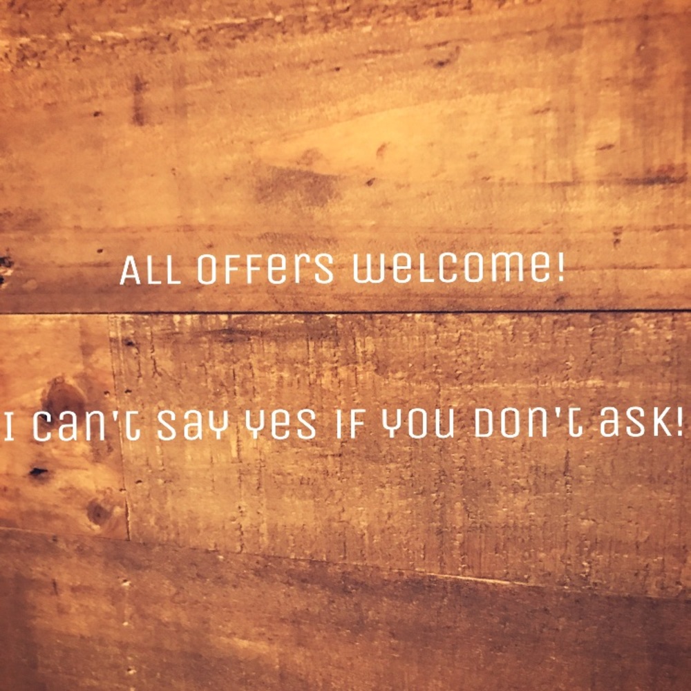 Use that offer button!