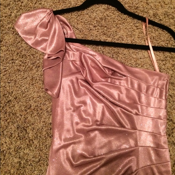 Semi formal/ cocktail dress; sparkle blush - Picture 3 of 5