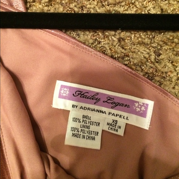 Semi formal/ cocktail dress; sparkle blush - Picture 4 of 5