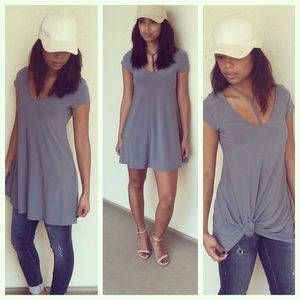 Front and back strap tunic