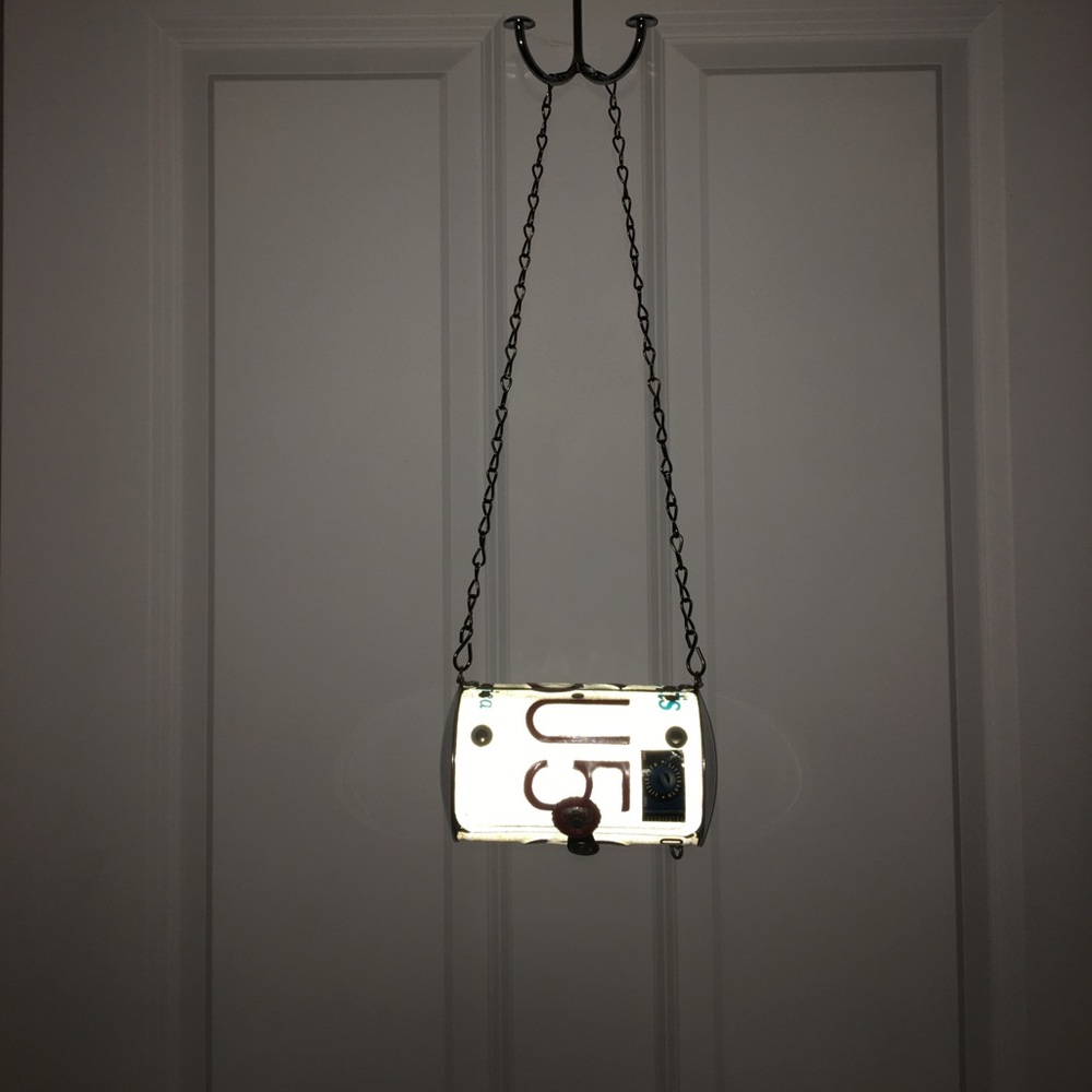 License plate purse