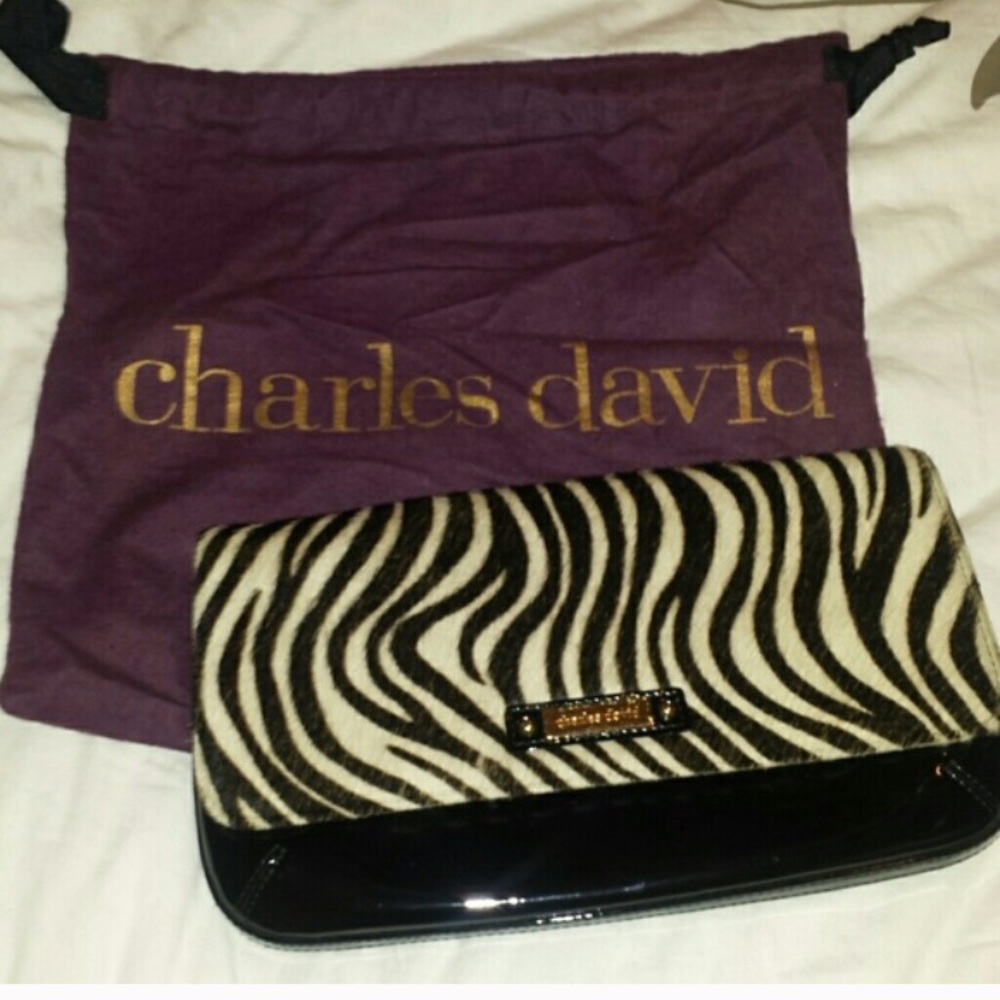 Charles David Patent Zebra Clutch