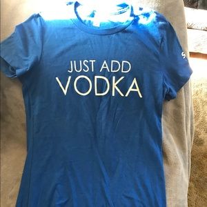Comfy Graphic Tee ( Just Add Vodka )